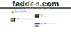 Desktop Screenshot of fadden.com